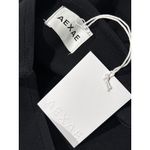 AEXAE Technical Knit Bandeau Tube Top in Black Small New Womens Strapless Tank Photo 6