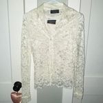 Matching Lace Tank Top And Button Up White Photo 0