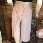 VINTAGE 1970'S PANT HER TAN CORDUROY GAUCHO PANTS (M) Size M Photo 3