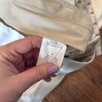 Vince white linen blend 4” inseam cuffed shorts size 12 Photo 3
