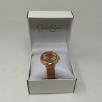 Jessica Simpson NEW  Rose Gold Crystal Jewel Stainless Steel Back Wrist Watch Photo 0