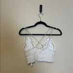 Free People  One Adella Bralette‎ White Size Medium Photo 5