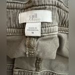 J. Jill Soft Chino Khaki Mom Cargo Stretch Pants Light Green Plus Size 18 Photo 8