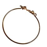 Gold tone love bangle bracelet Photo 4