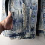 Fantastic Fawn  S Destroyed Acid Wash Jeans Jacket Distressed Acid Wash Photo 3
