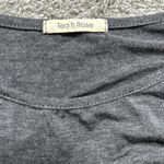 Tea N Rose  Black and Gray Short Sleeve Dress Photo 5