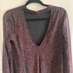 ASTR -  Floral Chiffon Back Cutout Shift Mini Dress Small Photo 12