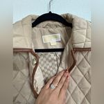 Michael Kors Tan MK Monogram Jacket Photo 6