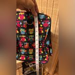 Adorable Colorful Owl pattern zippered weekender tote duffel gym bag Blue Photo 7