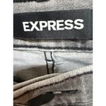 EXPRESS High Rise Leggings Skinny Denim Gray Edgy Rocker Style Size 6 Regular Photo 4