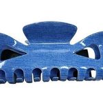 A New Day  NWT Extra Large Claw Clip Hair Accessory Blue Denim Look Print Photo 0