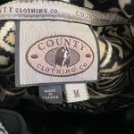 County Clothing Company Tan Black Button up w Pockets Women’s Jacket Sz M Size M Photo 2