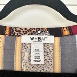 White House | Black Market  Women’s XXS Horsebit Patterned Blouse Photo 1
