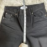 Pistola NWOT Black Raw Hem Ripped Knee Distressed High Waist Jeans Sz 24/25 Photo 7