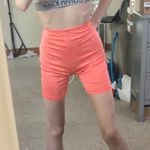 Boutique Orange Biker Shorts Photo 6