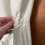 Lulus Lulu’s NWT White Harbor Point Flutter Sleeve Mini Wrap Dress Photo 4