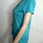 Nike Teal Dri Fit V-Neck Tee Photo 1