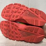 Nike EUC  Air Huarache Run Womens Shoes Size 6.5 Desert Sand/Volt/High Punch Photo 7