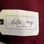 Katie May NWT  Bordeaux Hit The Mark Off The Shoulder Gown Long Maxi Dress sz XS Photo 9