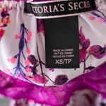 Victoria's Secret NWOT Pink Floral Babydoll Top Open Front XS Photo 2
