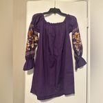 Free People  Women's Fleur De Jour Cotton Embroidered Mini Dress Size S Photo 3