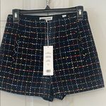 Veronica Beard NWT NEW  Jazmin Shorts Tweed Navy 2 Photo 1
