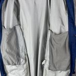 LL Bean Trail Model Raincoat Women's M Blue Long Waterproof Jacket Hooded Rugged Size M Photo 5