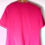 Leslie Fay  18 Tailored Red Pink Scalloped Top Plus Photo 1