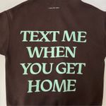 Lonely Ghost  Sweatshirt Text Me Photo 4