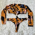 Matte Collection  Women’s One piece multicolor swimsuit size 2XL Photo 6