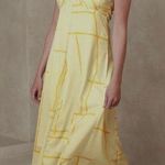 Banana Republic  Yellow Halter Midi Dress Photo 0