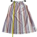 Haute Hippie M Swimsuit Cover Up Dress Crochet Mesh Purple Pink White Stripe NWT Photo 13