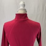 Columbia Quarter Zip Dark Magenta Pink Fleece Long Sleeve Pullover Size S Photo 5