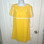 Modcloth  Yellow How Sweet It Is Mini Shift Dress Sunny Bright 8 70s Retro NWT Photo 4