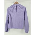 Open Edit  Mock Neck Long Sleeve Lilac Purple Top Size‎ Small Photo 1