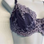 Wacoal 65191 Embrace Lace Bra Women’s Size 34D Unlined Underwire Purple Photo 2