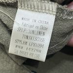 Gaudie olive green short romper with tie accents on pockets / M / Excellent cond Photo 9