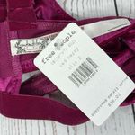 Free People Intimately Bra Rhiannon Soft Small Stretch Velvety Bralette Berry Photo 5