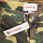 Sundry  Camo Pants with Rainbow Stripe Accents Size 30 NWT Lightweight Summer Photo 1