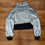 Free People  Crop Funnelneck Sweater Photo 3