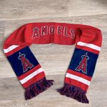 California Anaheim Angels baseball MLB knit scarf unisex Red Photo 0