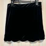Altar'd State Altar’d State Black Crushed Velvet Skirt size Medium Photo 2