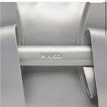 PINKO Aika Bow Flat Leather Crossbody Bag NWT Silver Photo 3