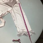 Apt. 9  Elegant Pink Satin Kimono Robe with chiffon ruffle on sleeves Photo 7