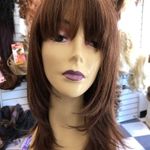 Copper brown wig skin top 2019 hairstyle Size 14 Photo 0