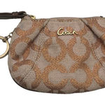 Coach Signature Canvas Coin Purse Key chain Photo 0