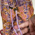 SPELL Lolita Lover Sleeveless Blouse Womens Large Floral Boho Retro Purple Photo 4