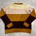 VERO MODA NWT  Bohme Striped Sweater - Mustard, Burgundy, Pink - Size‎ Small Photo 8