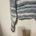 Wild Fable Knit Pull Over Cropped Sweater, Blue Stripe Medium NWT Photo 7