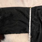 Victoria's Secret Vintage Victoria’s Secret Silk Lace Beaded Sequin Tie Night Robe Photo 8